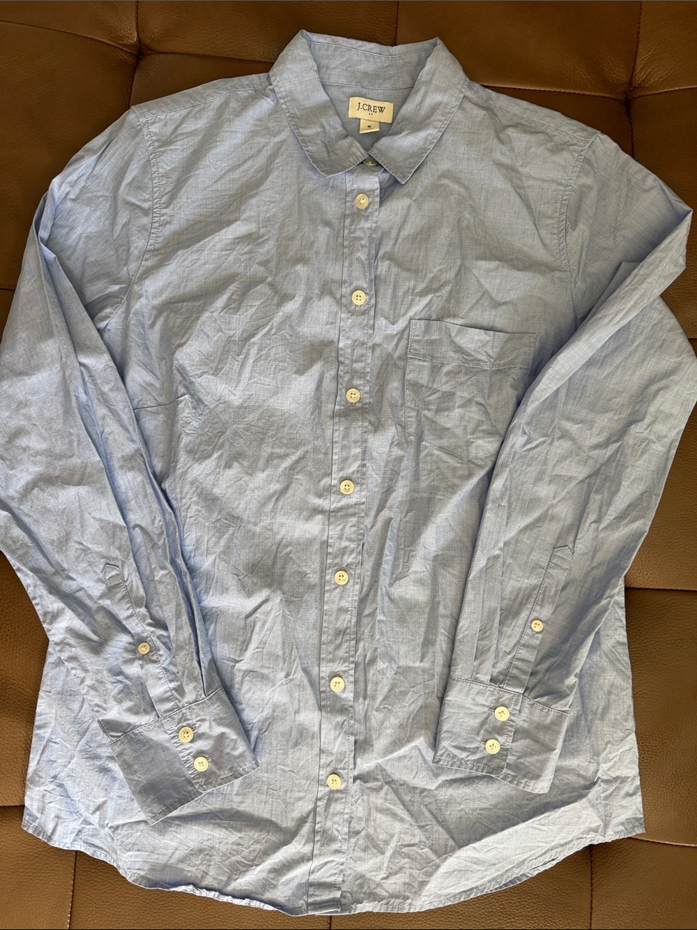 J. Crew Light Blue Women’s Button-Down Shirt
